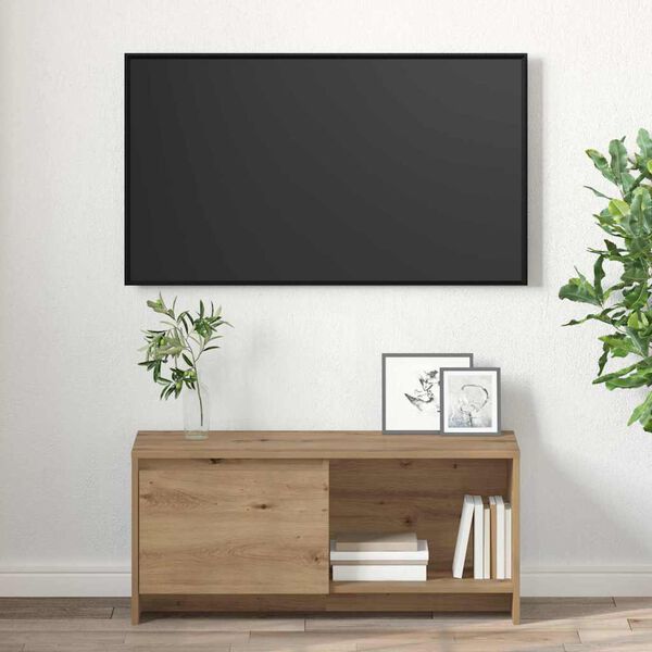 vidaXL Conjunto de mueble de TV Roble artesanal 90 x 35 x 40 cm