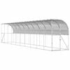 vidaXL Gallinero Contra Pared Plateado 600 x 150 x 215 cm