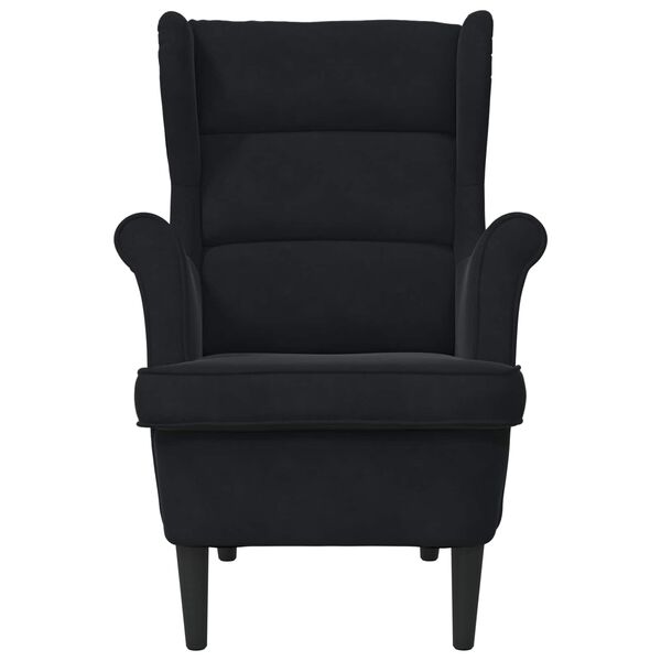 vidaXL sill&oacute;n Negro 92 x 71 x 91 cm Terciopelo