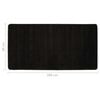 vidaXL Alfombras de dormitorio de pelo largo 3 piezas negro