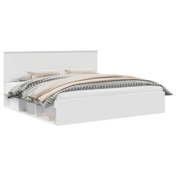 vidaXL Estructura de cama 200 x 200 cm Madera de pino macizo