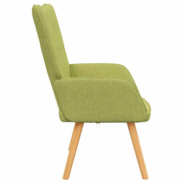 vidaXL Sill&oacute;n de relax de tela verde