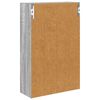 vidaXL Armario de pared para ba&ntilde;o Gris Sonoma 40 x 16 x 62,5 cm