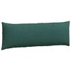 vidaXL Cojines de sof&aacute; 2 pcs Verde oscuro 120 x 40 cm tela