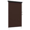 vidaXL Estor enrollable Marr&oacute;n 100 x 250 cm Tela y Aluminio