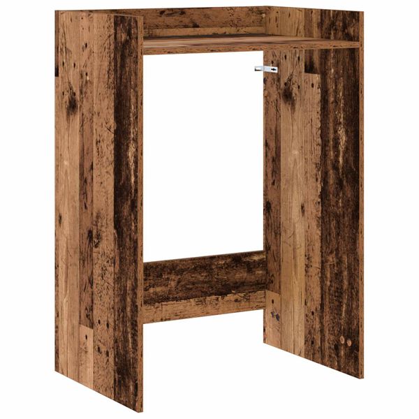 vidaXL Armario para lavadora Madera vieja 67,5 x 48 x 97 cm
