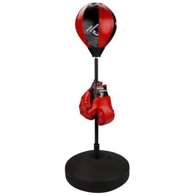 Punching-ball de boxeo para niños Avento 41BE, Negro / Rojo