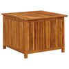 vidaXL Caja de almacenaje de jard&iacute;n madera maciza acacia 75x75x58 cm