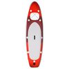 vidaXL Set de tabla de paddle surf hinchable rojo 330x76x10 cm