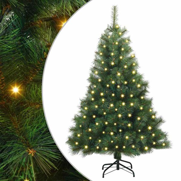 vidaXL &Aacute;rbol de Navidad artificial con 150 LED Verde 150 cm PE y PVC