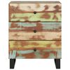 vidaXL Mesita de noche madera reciclada y contrachapada 50x33x62 cm