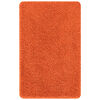 vidaXL Conjunto de alfombra de ba&ntilde;o antideslizante 3 pcs Naranja PP