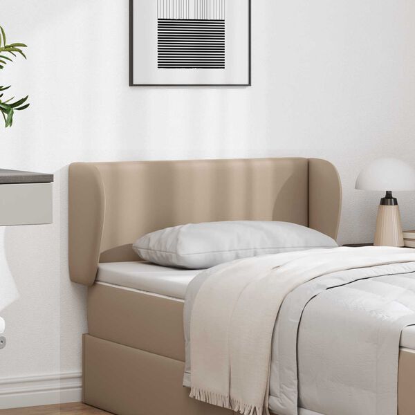 vidaXL Oreja de cabecero Canela 40 x 23 x 6 cm PVC