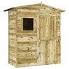 vidaXL Caseta de almacenaje de jard&iacute;n madera de pino