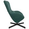 vidaXL Sillón huevo Verde oscuro 63 x 73 x 90 cm Terciopelo