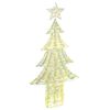vidaXL &Aacute;rbol de Navidad 240 LED c&aacute;lido 181 cm PET
