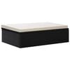 vidaXL Set muebles de jardín 2 piezas y cojines ratán sintético negro