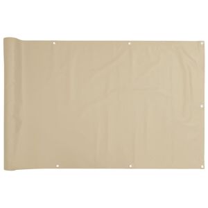 vidaXL Toldo para balc&oacute;n tela oxford 75x600 cm beige