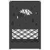 vidaXL Soporte para sombrilla Negro 28 x 12 x 41 cm Acero