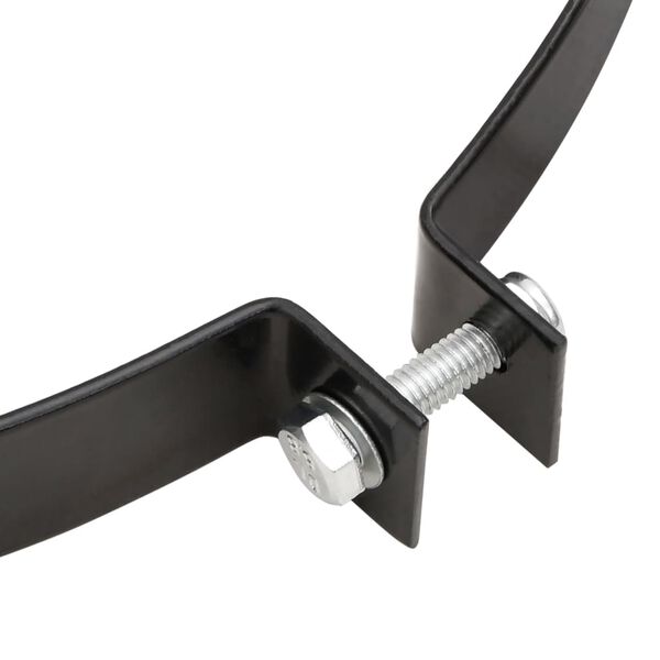 vidaXL Abrazadera para aireador césped con pinchos 5 uds hierro Ø30cm