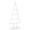 vidaXL &Aacute;rbol de Navidad de metal KUOPIO 60 cm Acero Blanco