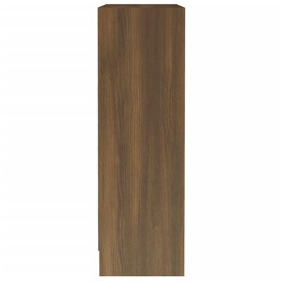 vidaXL Estantería de madera contrachapada roble marrón 60x24x74,5 cm