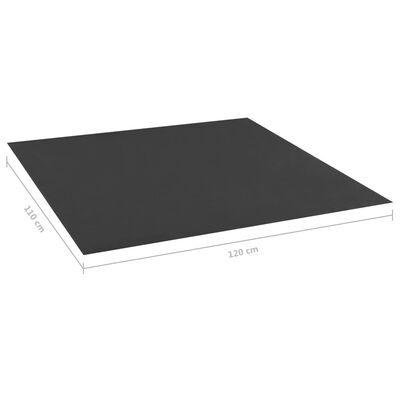 vidaXL Forro de arenero negro 120x110 cm