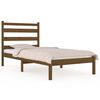 vidaXL Estructura de cama madera maciza de pino marr&oacute;n miel 100x200 cm