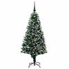 vidaXL Árbol de Navidad artificial Verde 150 cm PVC y Acero y Plástico