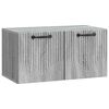 vidaXL Mueble para TV de pared Gris Sonoma 59,5 x 31 x 30 cm