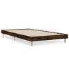 vidaXL Estructura de cama sin colch&oacute;n madera roble ahumado 90x200 cm