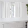vidaXL Cortinas Opacas con Anillas 2 pcs brillante 140 x 140 cm