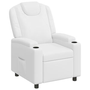 vidaXL Sill&oacute;n reclinable Blanco 75 x 95 x 106 cm Tela
