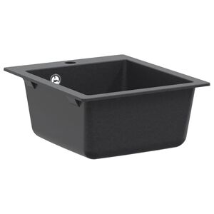 vidaXL Fregadero de cocina de un seno Granito 42.5 x 50 x 31 cm