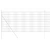 vidaXL Cerca Euro Gris 1 x 10 m Hierro recubierto de PVC