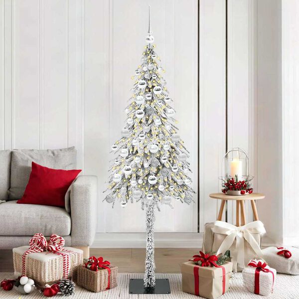 vidaXL Árbol de Navidad con 300 LED con soporte 180 cm PE y Acero