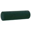 vidaXL Cojines decorativos 2 uds terciopelo verde oscuro 15x50 cm