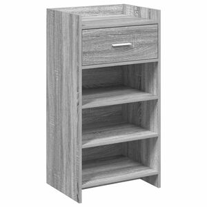 vidaXL Armario Zapatero con caj&oacute;n Sonoma gris 48 x 36 x 92 cm