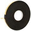 vidaXL Cinta de espuma autoadhesiva Negro 10mm x 10m Espuma CR