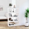 vidaXL Estanter&iacute;a/divisor de espacios madera pino blanco 80x30x135,5cm