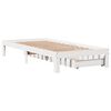 vidaXL Estructura cama con cajones madera maciza pino blanco 75x190 cm