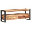 vidaXL Mueble de TV madera maciza con acabado miel 120x35x45 cm