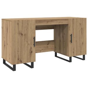 vidaXL Escritorio Roble artisan Madera de ingenier&iacute;a 140 x 50 x 75 cm