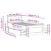 vidaXL Cama sin colch&oacute;n y cabecero madera maciza pino marr&oacute;n 90x190 cm