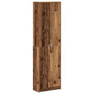 vidaXL Armario Madera envejecida 55 x 25 x 189 cm Madera de ingenier&iacute;a