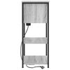 vidaXL Armario de Noche Gris Sonoma 55 x 31 x 76 cm