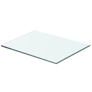 vidaXL Panel de estante vidrio claro 40x25 cm