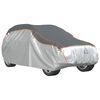 vidaXL Funda coche completa SUV protecci&oacute;n antigranizo M gris/plateado