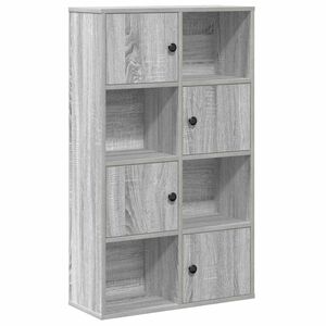 vidaXL Estanter&iacute;a madera de ingenier&iacute;a gris sonoma 60x24x101,5 cm