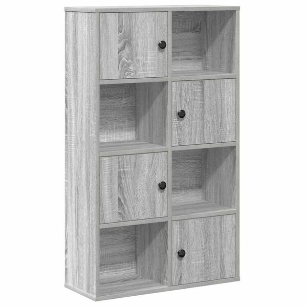 vidaXL Estanter&iacute;a madera de ingenier&iacute;a gris sonoma 60x24x101,5 cm